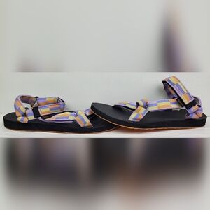 Teva Womens Pastel Original Universal Strappy Sandals Hiking Beach Size 11 - GUC
